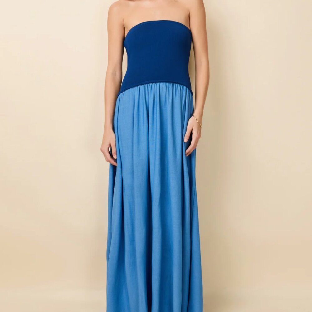 Solid & Striped Strapless Soglio Dress